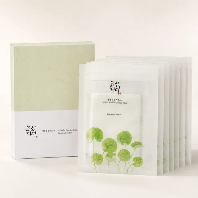 Centella Asiatica Calming Mascarilla Set (10pcs)