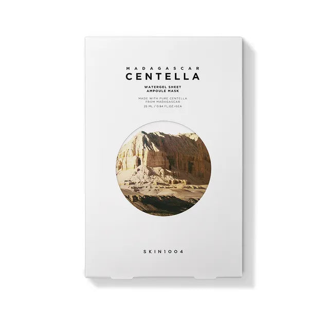 Madagascar Centella Watergel Sheet Ampoule Mascarilla Set