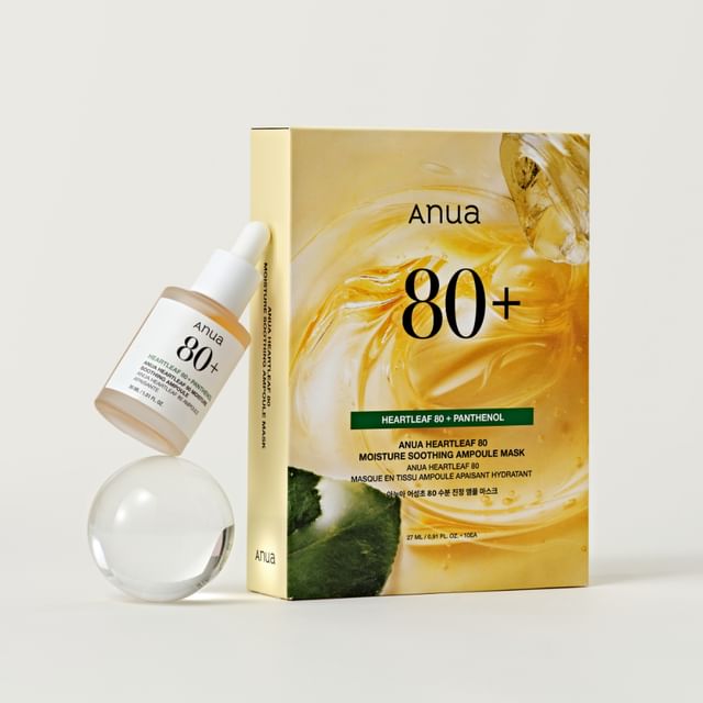 Heartleaf 80 Moisture Soothing Ampoule Mascarilla