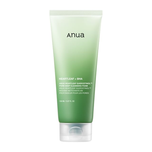 Heartleaf Quercetinol Pore Deep Espuma Limpiadora