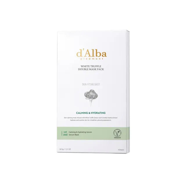 White Truffle Double Mascarilla Pack Calming & Hydrating (4 pcs)