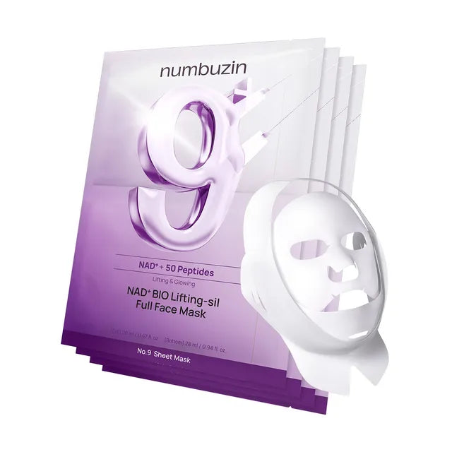 No.9 NAD Bio Lifting-sil Full Face Mascarilla Set (4 pcs)
