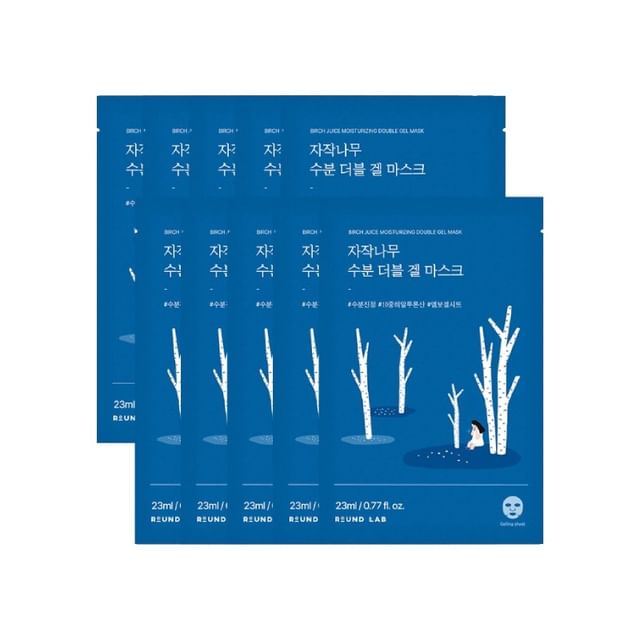 Birch Juice Moisturizing Double Gel Mascarilla Set