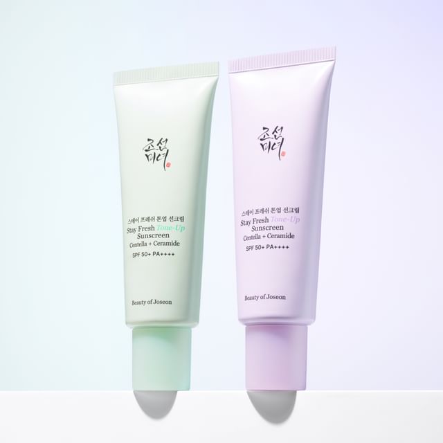 Stay Fresh Tone-Up Sunscreen Purple Protector Solar